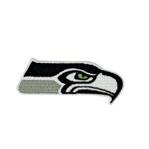 (4) Seattle Seahawks Team Logo NFL Embroidered 2.5in Iron / Sew-On Patch